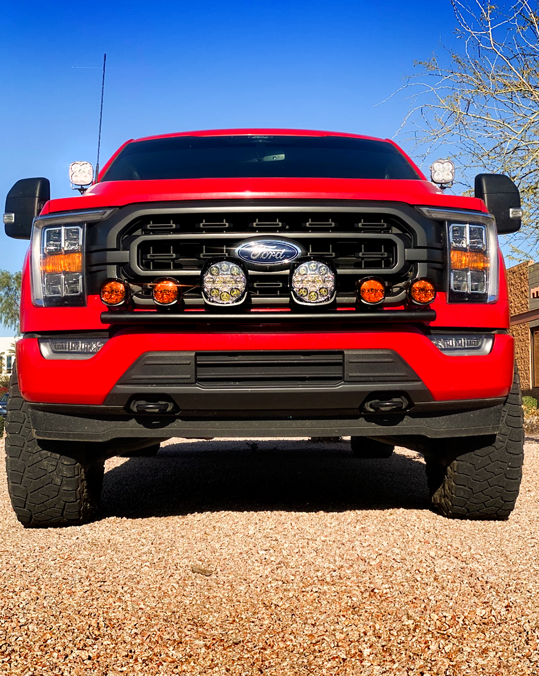 2021-2023 Ford F150 Front Light Mount for Stock Bumper