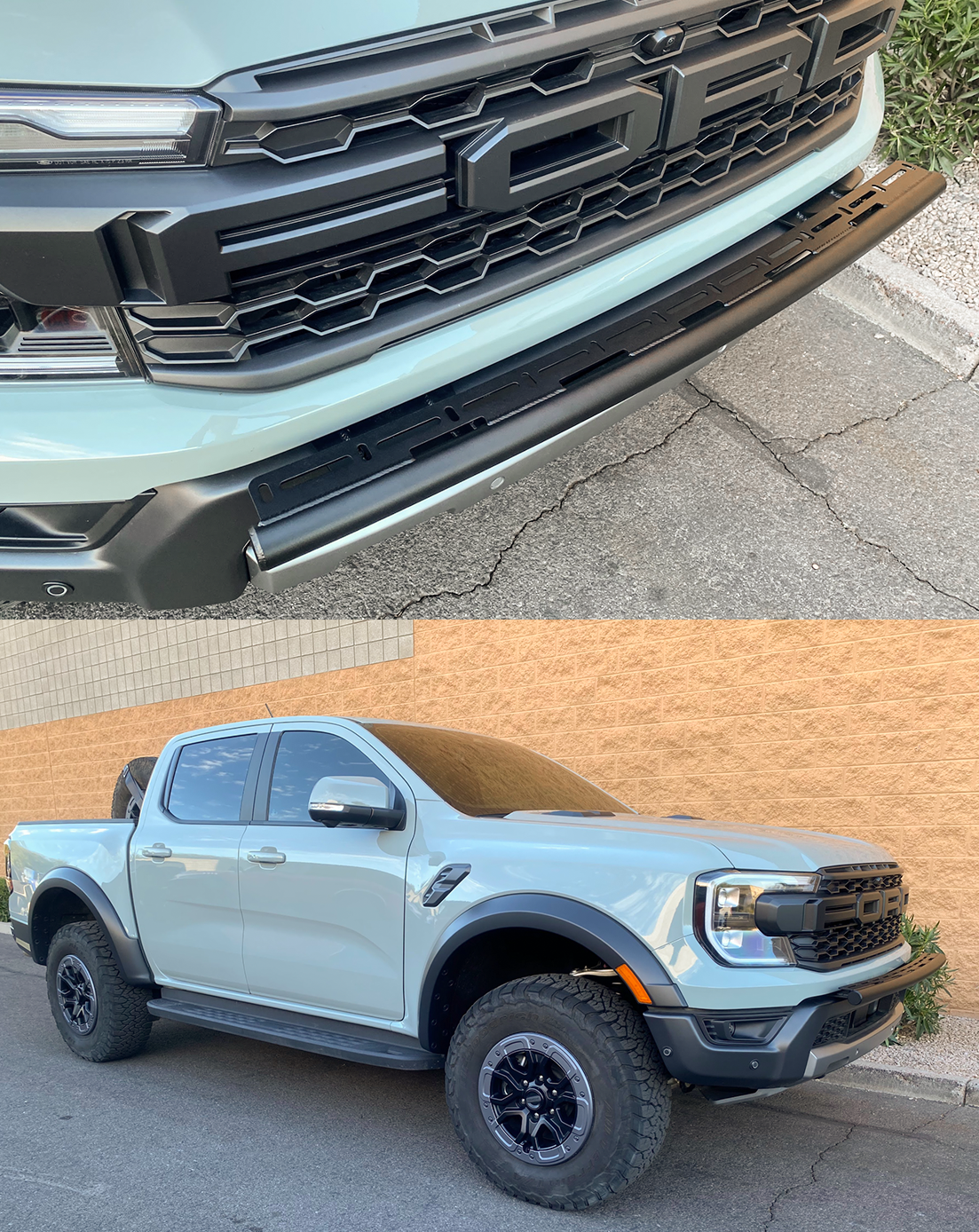 2024 Ranger Raptor Front Light Mount Kit (for stock bumper) - Use Any Light