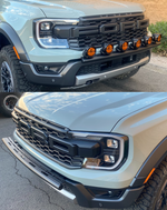 2024 Ranger Raptor Front Light Mount Kit (for stock bumper) - Use Any Light